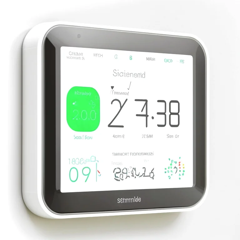 Interface utilisateur intuitive du thermostat intelligent TempWaySmart